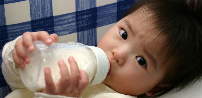 Infant Milk import to Asia