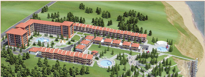 Investment project along Bulgaria's Sea Coastline Conceptual drawing of Real Estate investment project in Byala, Bulgaria