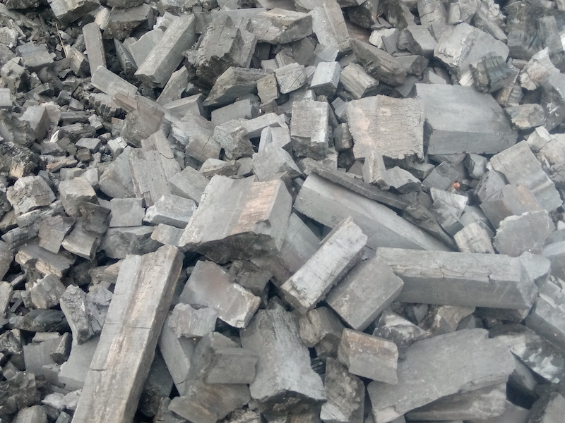 Charcoal extraction image Charcoal extraction