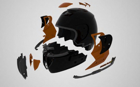 Picture of the Helmets Components