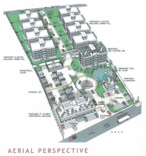 Conceptual drawing of Filipino Inn