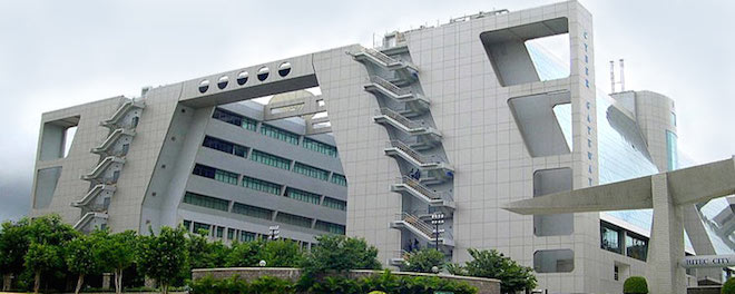 Hyderabad hitech buildings.