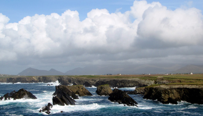 Ireland coastal landscape
