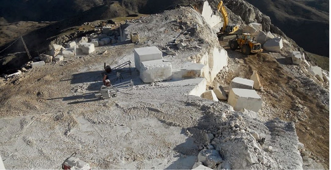 Marble quarry in Turkey.